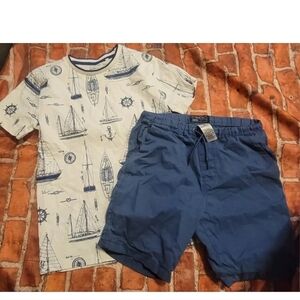 Next Boys Set Nautical Boat Sz 10